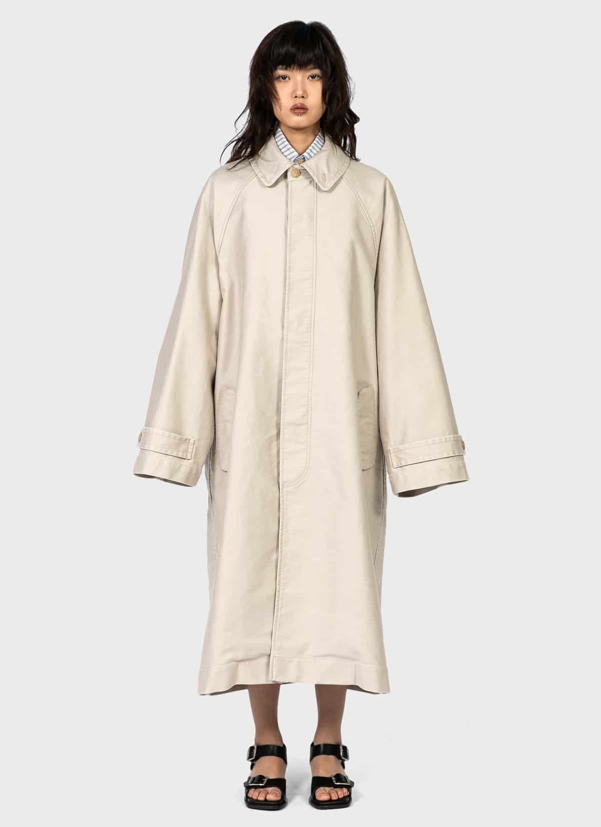 HED MAYNER OVER SIZE TRENCH COAT 18SS-