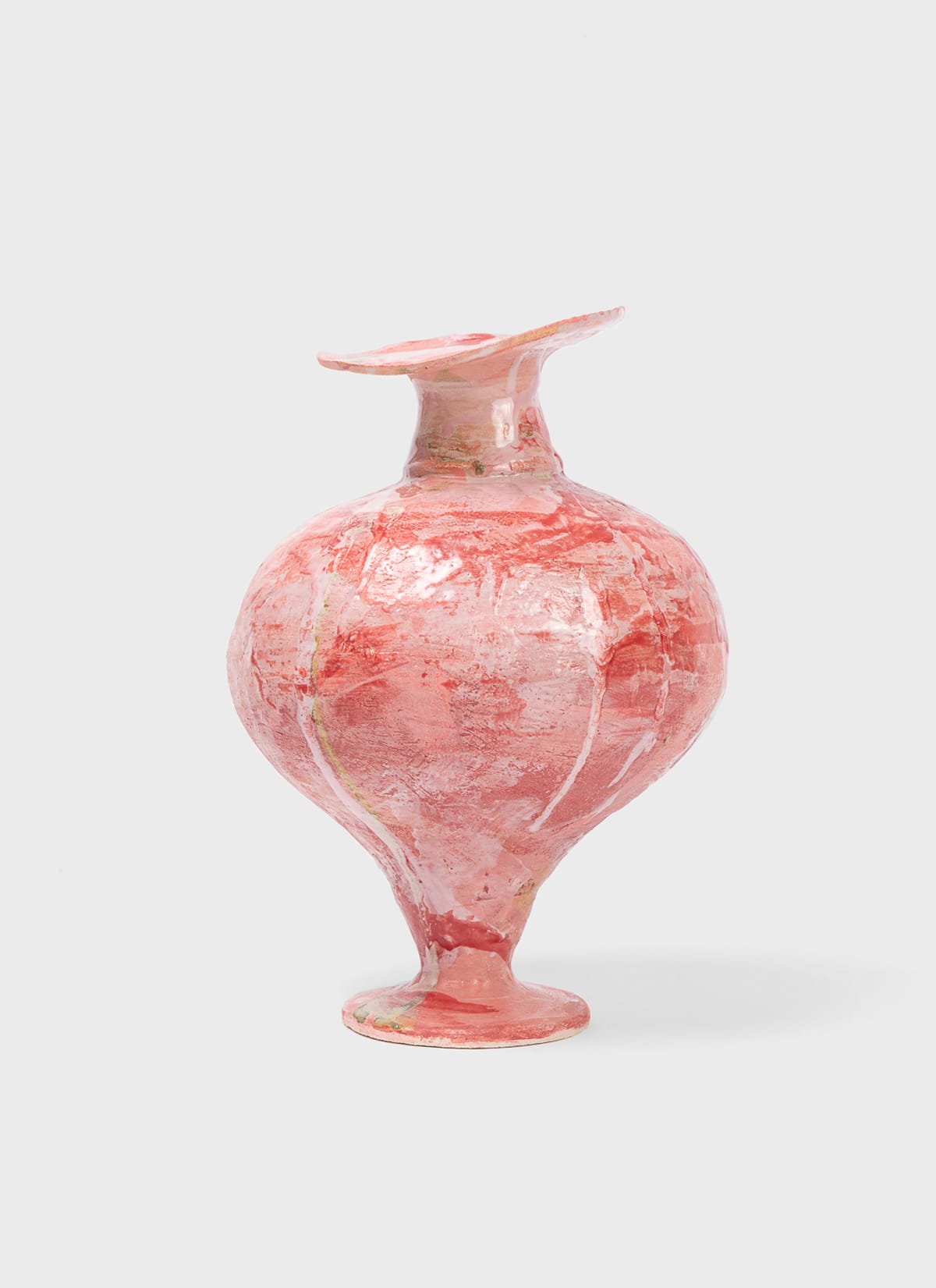 AnnaLeaClelia Tunesi Pink Glaze Vessel