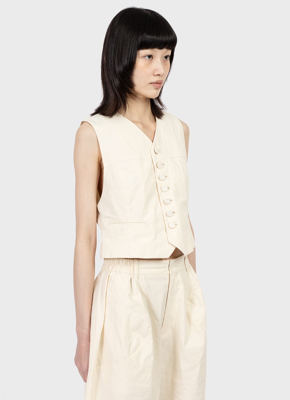 タンクトップ Renli Su Cropped Velvet Vest Renli Su Cropped Velvet Vest