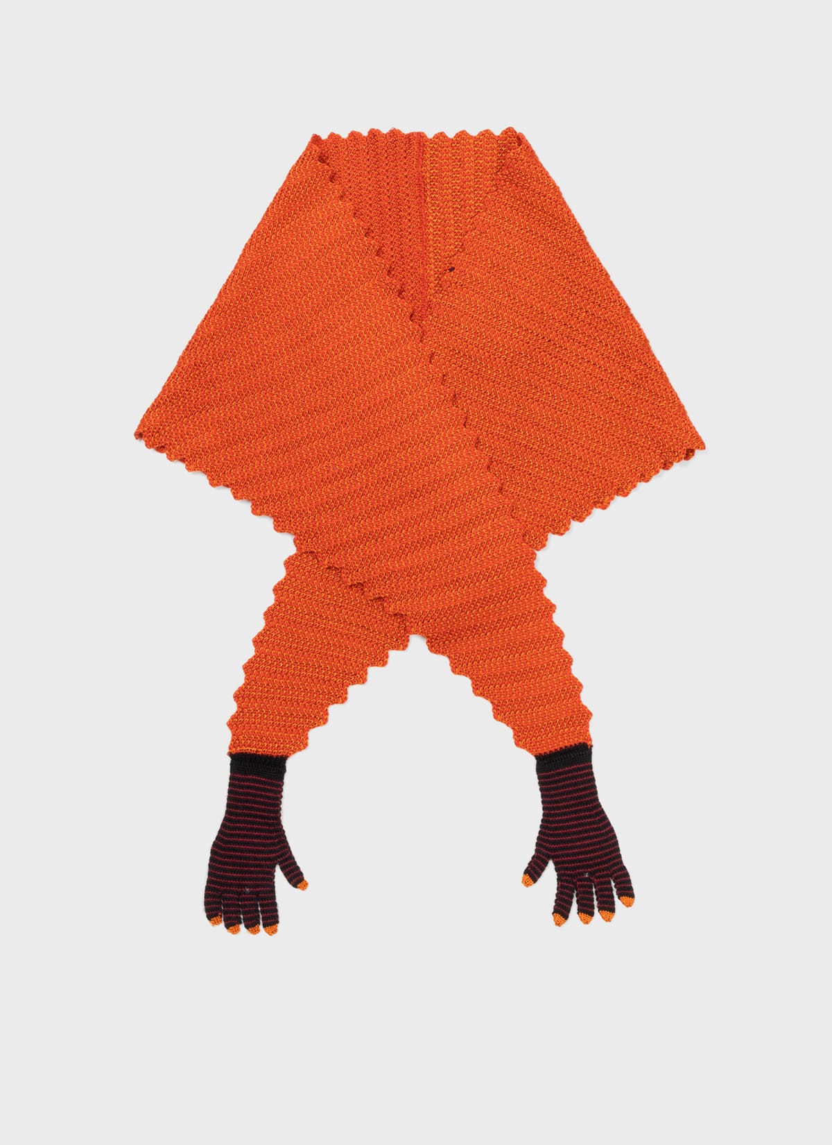 Diane De Clercq Canitropsis Scarf Orange