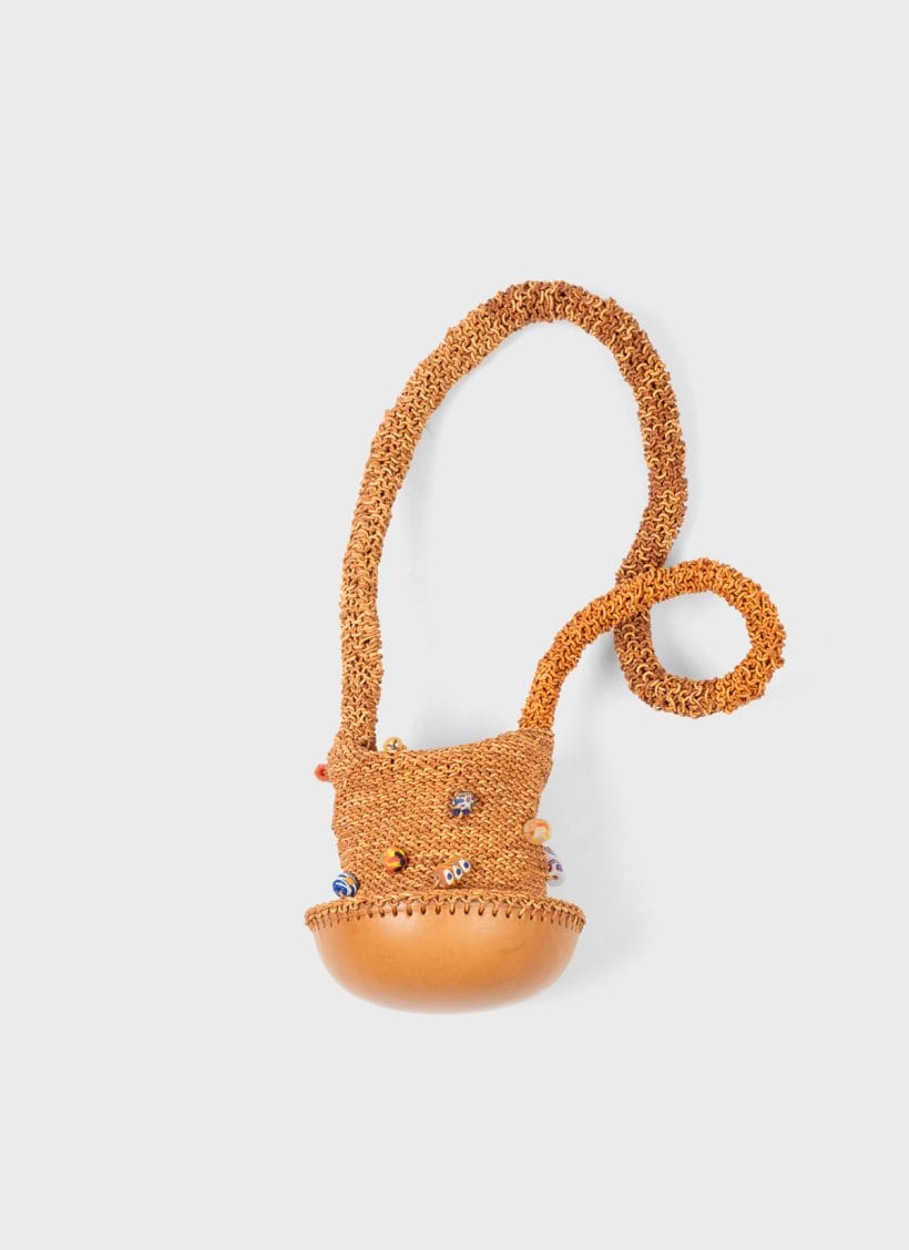 The Backward Vendor Bead Pouch Natural