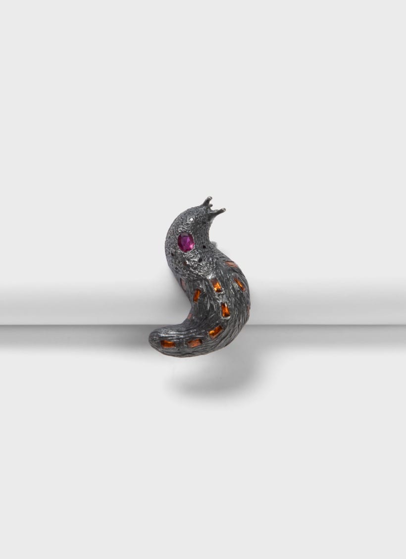 Amy Findlay Ruby Slug Ring