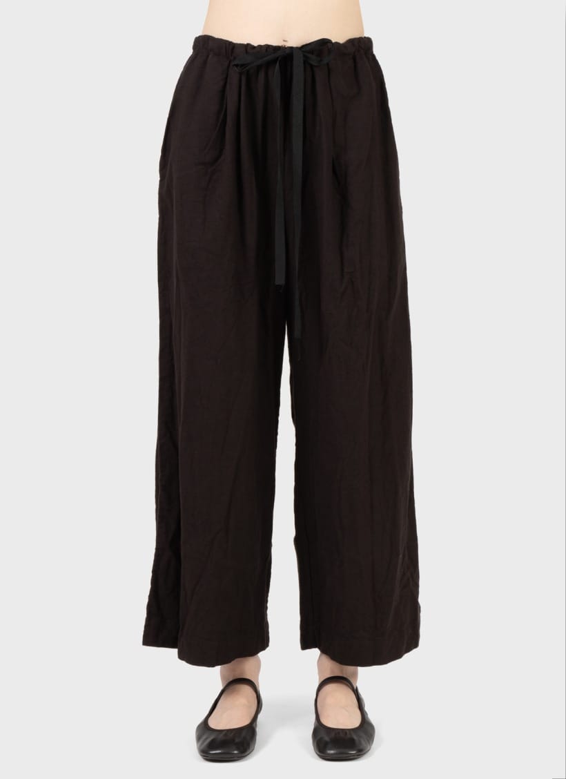 SCHA Wide Leg Pants Chocolate