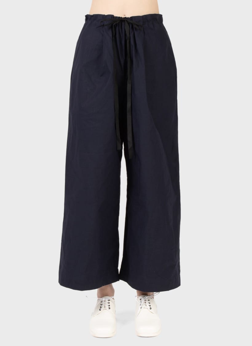 SCHA Wide Leg Pants Dark Indigo