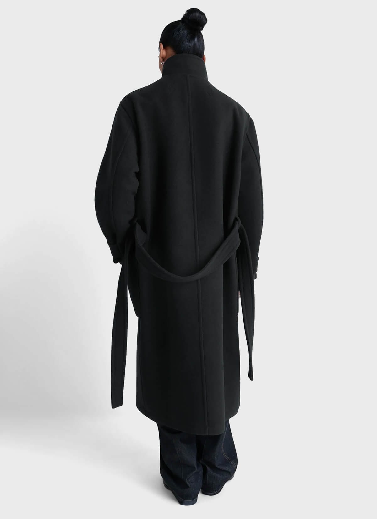 Lemaire Wrap Coat Black – GENTLEWENCH