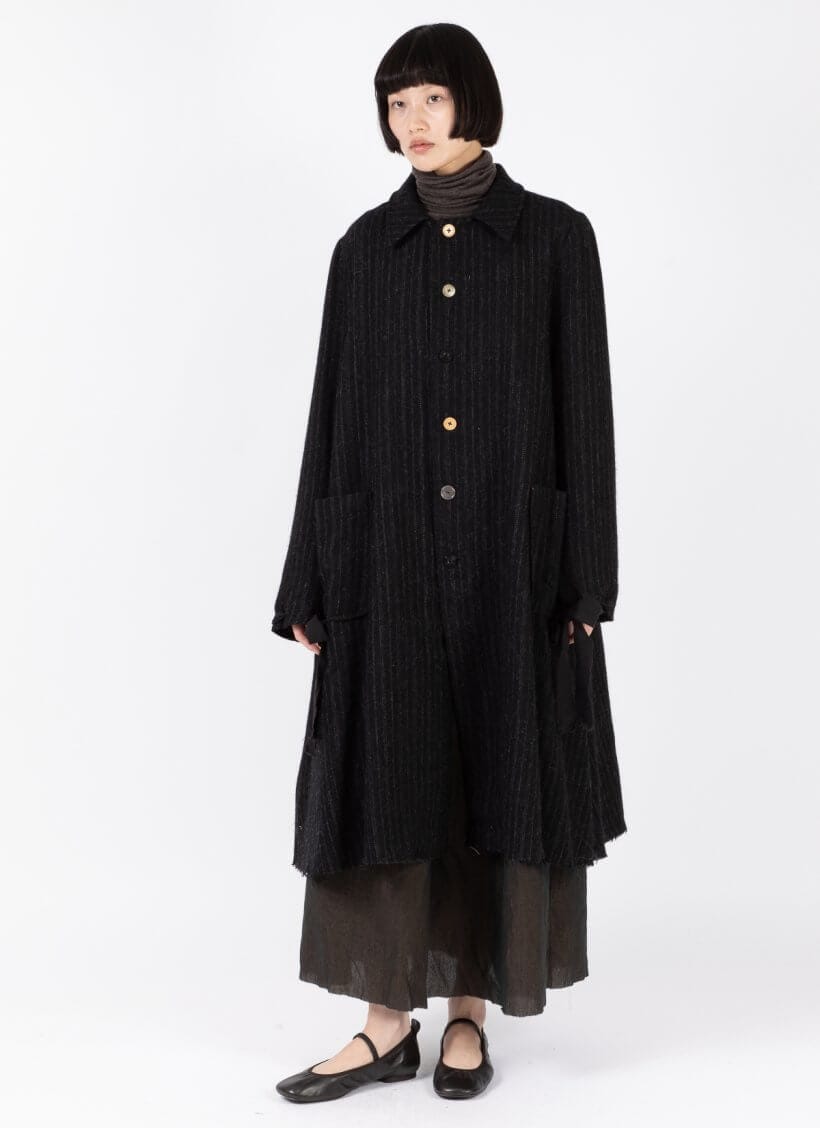 A Tentative Atelier Flare Wool Coat