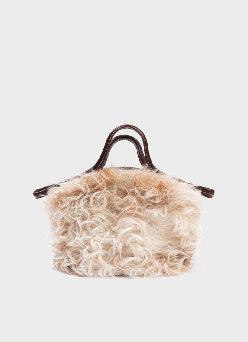 The Backward Vendor Cattle Basket Small Brown