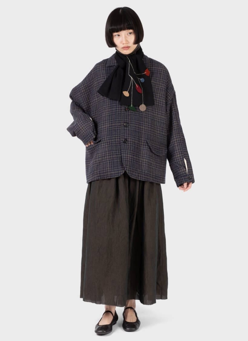 A Tentative Atelier Oversized Check Jacket