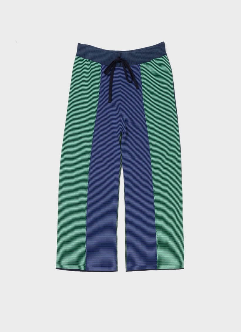Diane De Clercq Orion Trousers Blue Green