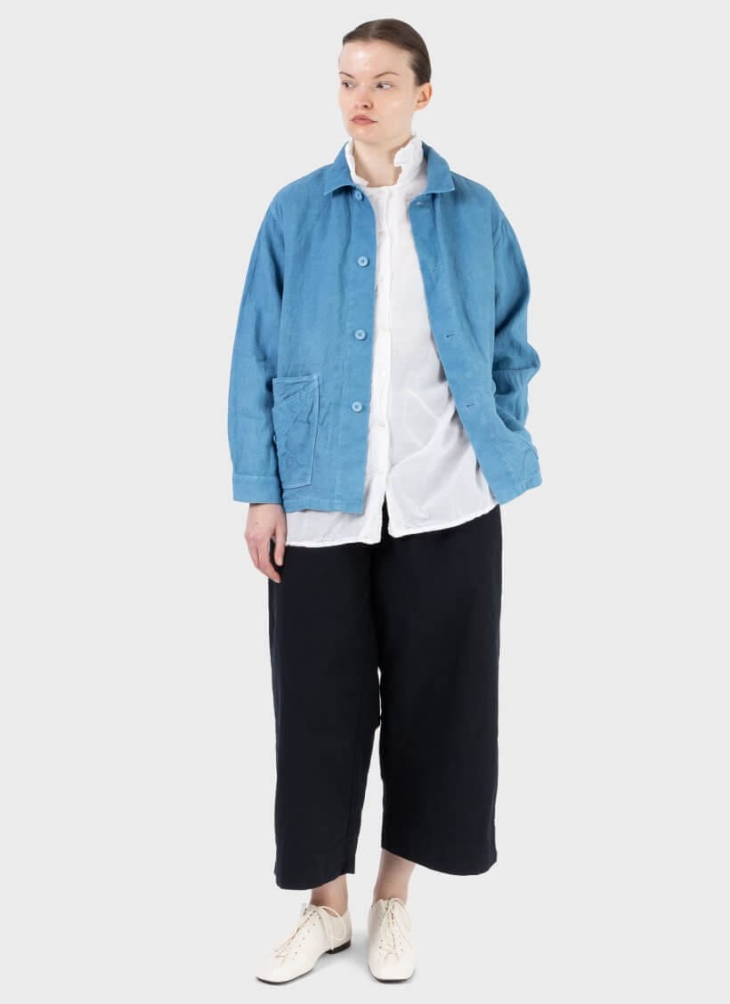 Mittan Washi Hamp Indigo Jacket