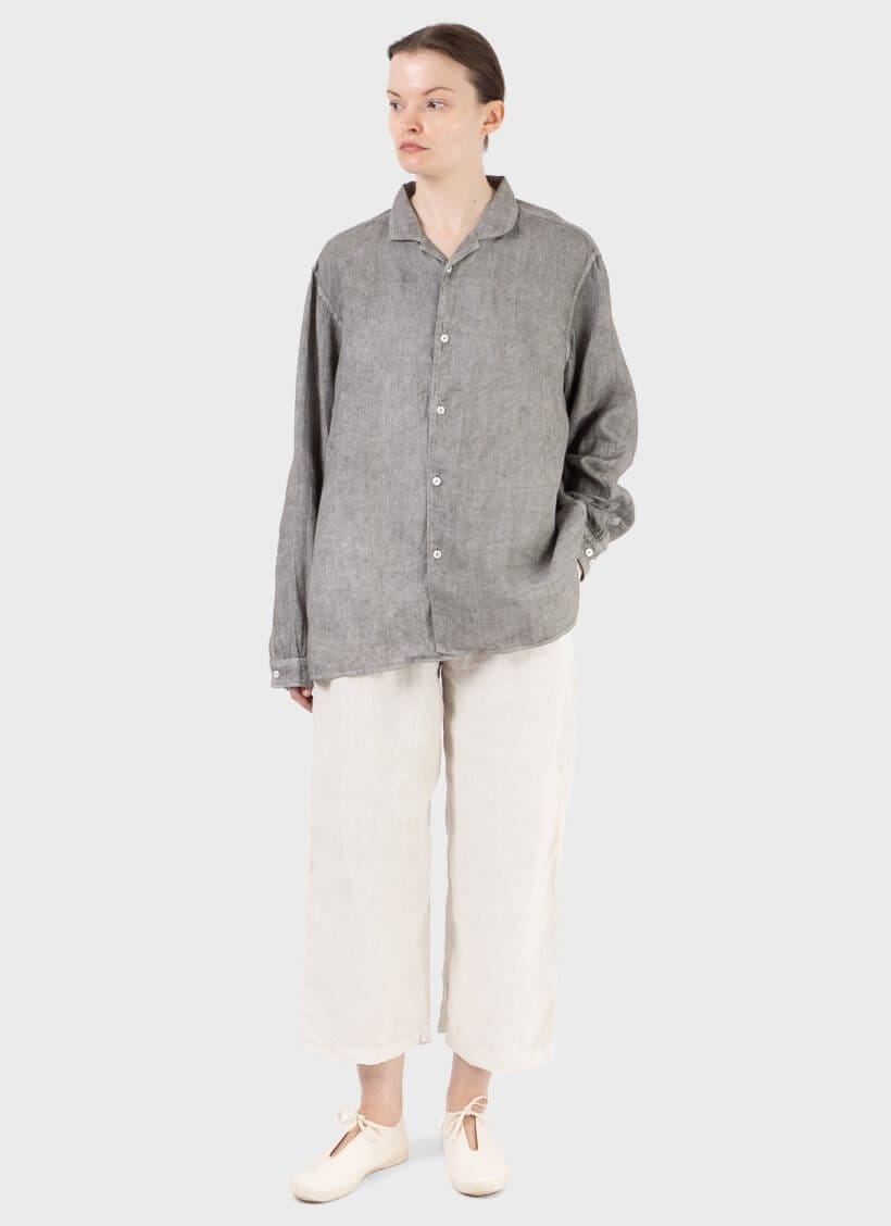 Mittan Hemp Open Collar Shirt