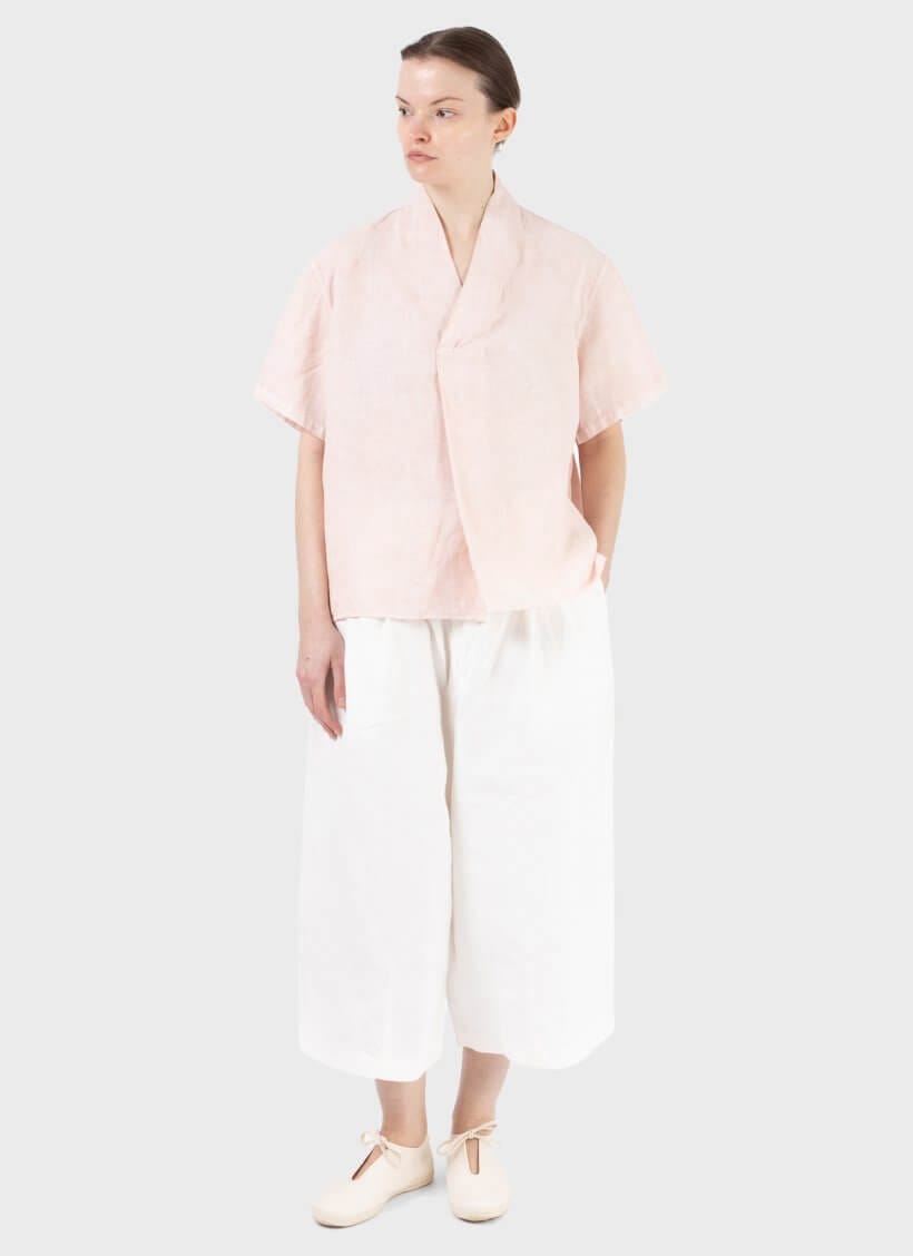 Mittan Flat Pleat Shirt Light Pink